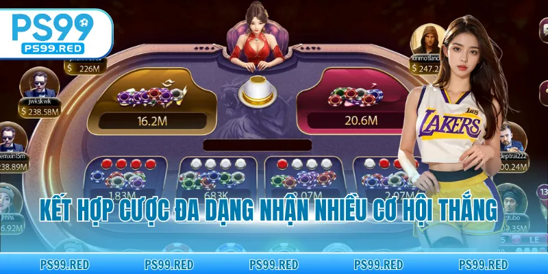 Kết hợp cược đa dạng nhận nhiều cơ hội thắng