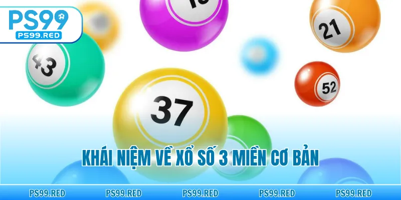 Khái niệm về xổ số 3 miền cơ bản